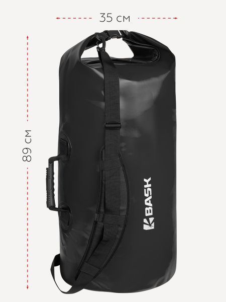 Гермомешок BASK WP Bag 80 V3 (черный; 80 л)